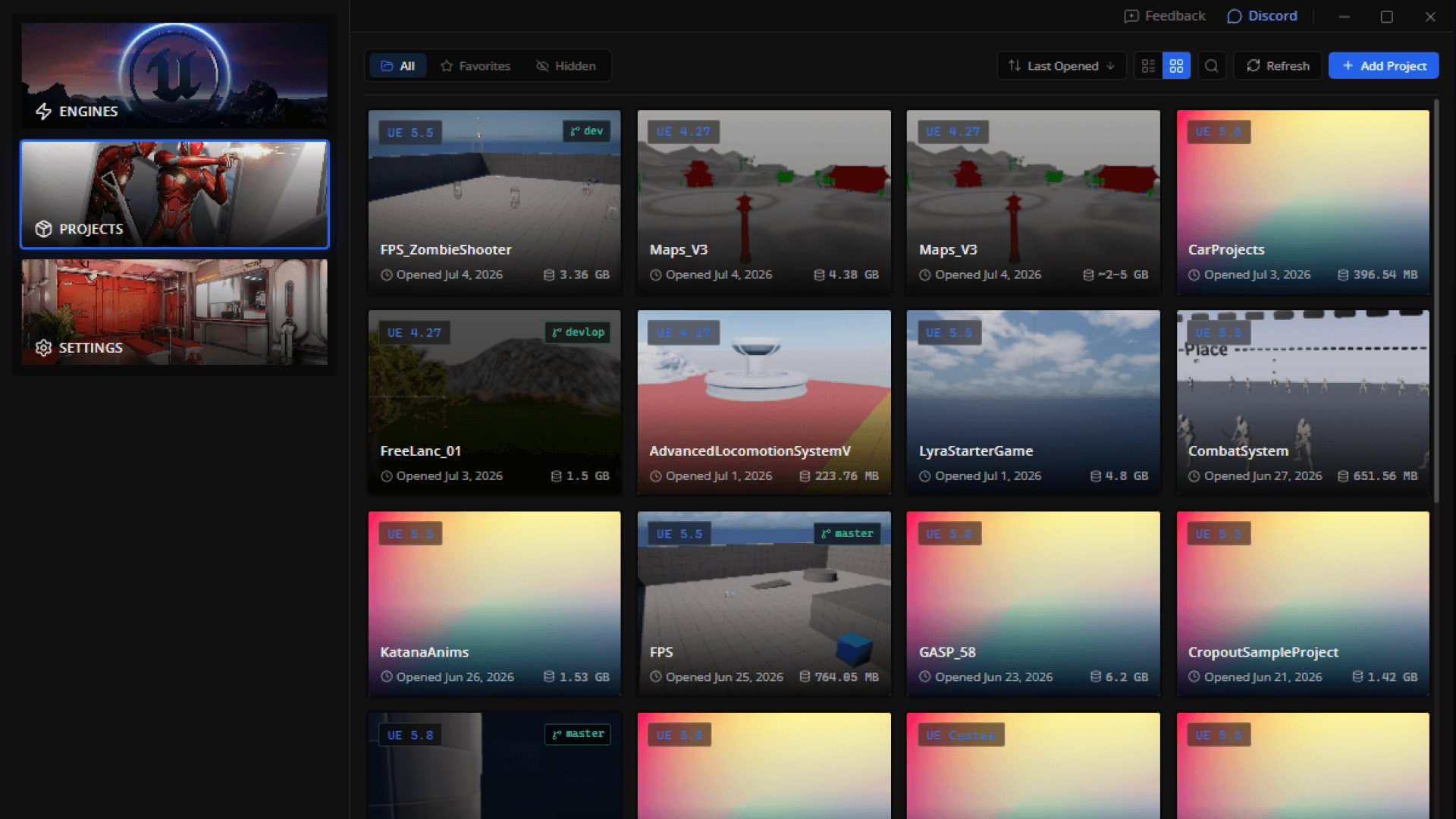 Unreal Launcher